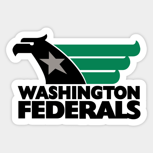 Washington Federals Sticker by HeyBeardMon